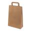 Пакет бумажный QUADRATA S, крафт, плотность 80 г/м2, 33 х 22 х 9 cм, коричневый