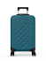 Чемодан складной Rollink Vega 360 55x40x20 см, 4 колеса, сине-зеленый