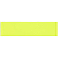 Лейбл из ПВХ Tarea, желтый неон