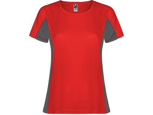 Футболка Shanghai женская, красный/графитовый