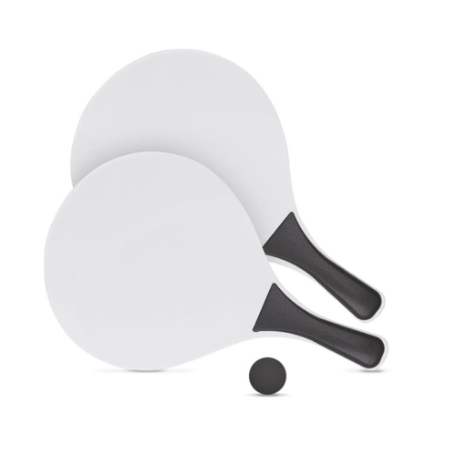 Набор для пляжного тенниса, черный