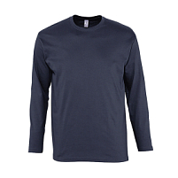 Футболка мужская с длинным рукавом MONARCH 150, темно-синий Футболка мужская с длинным рукавом MONARCH 150, темно-синий