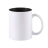 Кружка KULMER, керамика, белый, черный