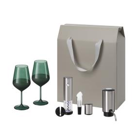 Подарочный набор Emerald, Vintaro, Dante (2 бокала + набор для вина + аэратор)