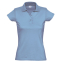 Поло женское MISS STYLE 170, голубой