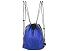 Рюкзак-мешок Savy со светоотражающими полосами по бокам, синий