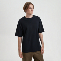 Футболка унисекс премиум AURA, черный