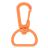 Застежка-карабин Snap Hook, M, оранжевый неон