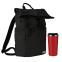 Подарочный набор Palermo, Boston, черный/красный (рюкзак, термокружка)
