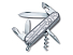 Нож перочинный VICTORINOX Spartan, 91 мм, 12 функций, полупрозрачный серебристый