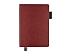 Ежедневник А5 датированный Boston 2026, бордовый с серым обрезом