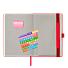 Ежедневник Alpha недатированный, красный/серый