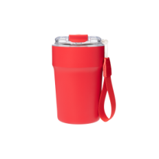 Термокружка вакуумная Monaco, красная