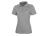 Calgary женская футболка-поло с коротким рукавом, серый меланж