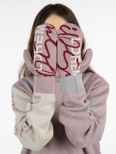 Варежки на заказ Mani, полушерсть