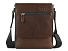 Сумка через плечо Mano Don Valentino, натуральная кожа в коричневом цвете, 21 х 25 х 5 см