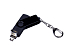 USB-флешка на 64 ГБ 3 в 1 поворотный механизм, c двумя дополнительными разъемами MicroUSB и TypeC C с одноцветным металлическим клипом, черный
