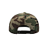 Бейсболка SNAP BACK, 6 клиньев, пластиковая застежка, зеленый камуфляж