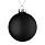 Елочный шар Finery Matt, 10 см, матовый черный