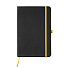Блокнот A5 PIANA в твёрдом переплёте, Черно-желтый