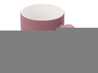 Кружка с покрытием soft-touch Tulip Gum, пыльно-розовый