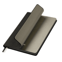 Ежедневник Tweed недатированный, черный