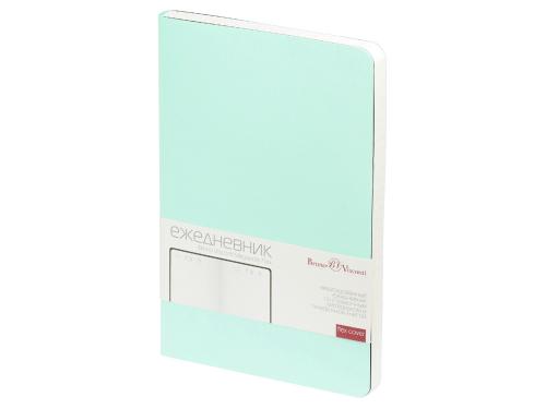 Ежедневник А5 недатированный Megapolis Velvet Flex, зефирный мятный