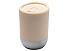 Термокружка LINDE с двойными стенками из переработанного полипропилена, бежевый