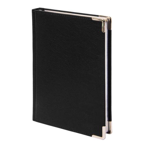 Ежедневник недатированный Kennedy, формат А5,  в линейку, черный