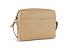 Сумка кросс-боди женская BUGATTI Elsa, песочного цвета, воловья кожа/полиэстер, 19х5,5х14 см