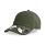 Бейсболка FRASER, органический хлопок, 6 клиньев, металлическая застежка, оливковый