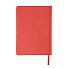 Ежедневник недатированный Bliss,  формат А5, в линейку, ярко-красный