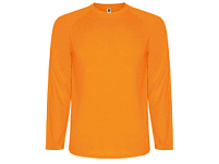 Футболка Montecarlo  мужская с длинным рукавом, неоновый оранжевый
