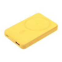 Внешний аккумулятор Largo PD 5000mAh с функцией беспроводной зарядки 15W, желтый Внешний аккумулятор Largo PD 5000mAh с функцией беспроводной зарядки 15W, желтый