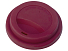 Стакан с силиконовой крышкой Cafe, burgundy