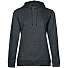 Толстовка с капюшоном женская Hoodie, серый меланж (антрацит)