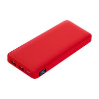 Внешний аккумулятор с подсветкой Ancor PD Plus 10000 mAh, красный Внешний аккумулятор с подсветкой Ancor PD Plus 10000 mAh, красный