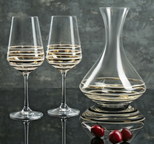 Набор для вина Сандра , Прозрачный