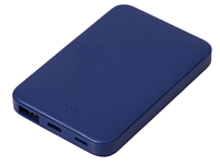 Внешний аккумулятор Simp, 5000 мАч, темно-синий