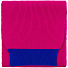 Шарф Snappy, фуксия с синим