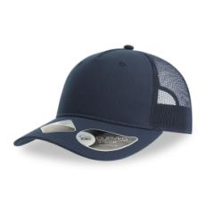 Бейсболка ZION, 5 клиньев, пластиковая застежка, темно-синий