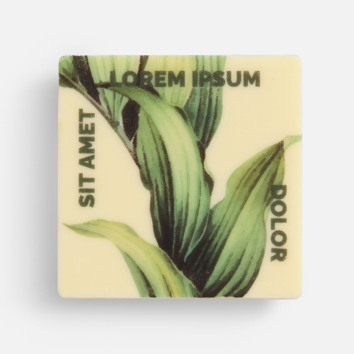 Печенье Dream White в белом шоколаде, квадрат