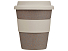 Стакан с силиконовой крышкой Cafe, beige