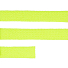 Плоский шнур Cord L, желтый неон, 120 см