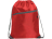 Рюкзак-мешок NINFA с карманом на молнии, красный