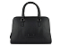 Сумка женская BUGATTI Elsa, чёрная, воловья кожа/полиэстер, 32х13х22 см