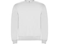 Свитшот с начесом Clasica унисекс, белый