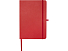 Teak блокнот А5 из переработан. материала в твердой обложке с линован. страницами - Красный