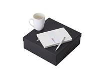 Подарочный набор с блокнотом С1, металлической ручкой и кружкой, белый