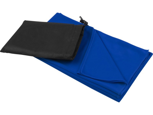 Lucas спортивное полотенце из переработанного полиэстера 70х140 см - Ярко-синий